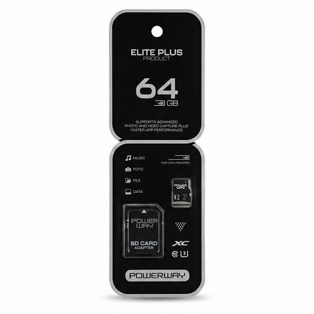 Powerway Elite Plus 64 Gb Micro Sd Hafıza Kartı