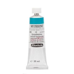 Mussini Yağlı Boya 35ml. Seri 7 N:498 Cobalt Turquoise