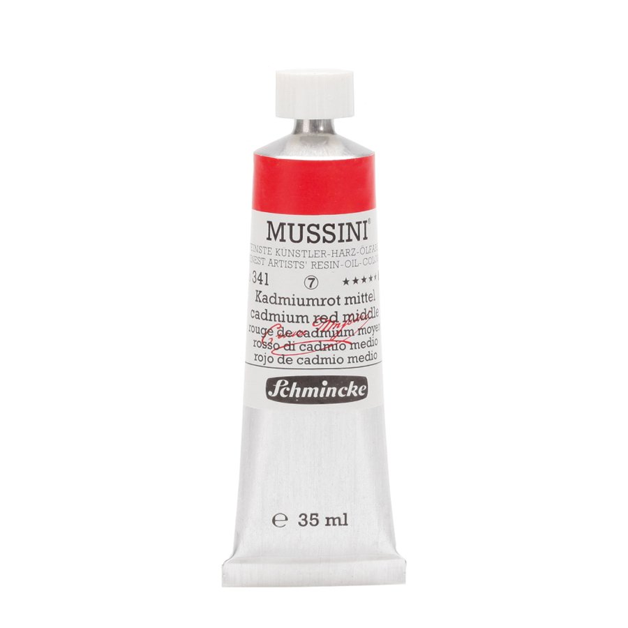 Mussini Yağlı Boya 35ml. Seri 7 N:341 Cadmium Red Middle