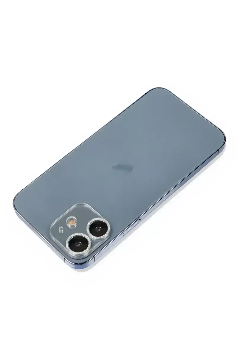 Newface İphone 12 Mini Shine Kamera Lens Koruma Cam - Gümüş