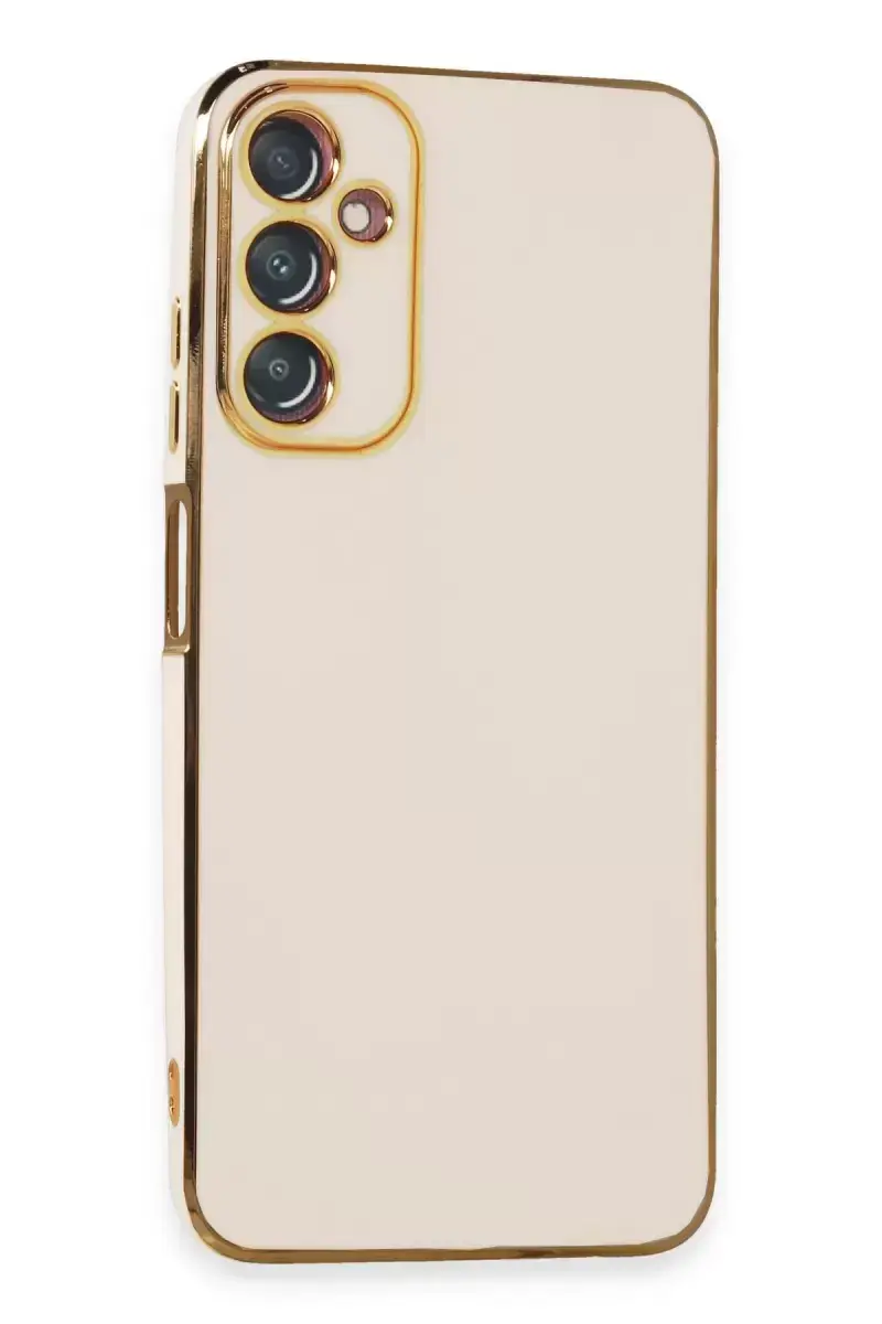 Newface Samsung Galaxy A05s Kılıf Volet Silikon - Beyaz