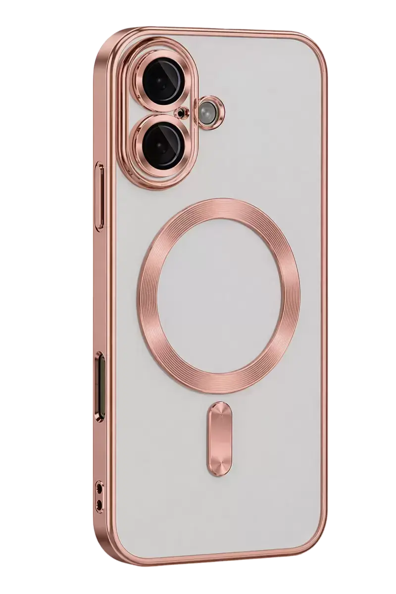 Newface Apple İphone 16 Kılıf Kross Magneticsafe Kapak - Rose