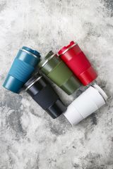 Kahve Mug - 500 ML - Kırmızı