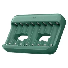 Gp Recyko E822 8'li Usb Kalem Pil Şarj Cihazı - Aa Ve Aaa Uyumlu Akıllı Led Göstergeli Profesyonel Şarjlı Ünitesi