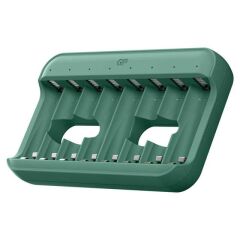 Gp Recyko E822 8'li Usb Kalem Pil Şarj Cihazı - Aa Ve Aaa Uyumlu Akıllı Led Göstergeli Profesyonel Şarjlı Ünitesi