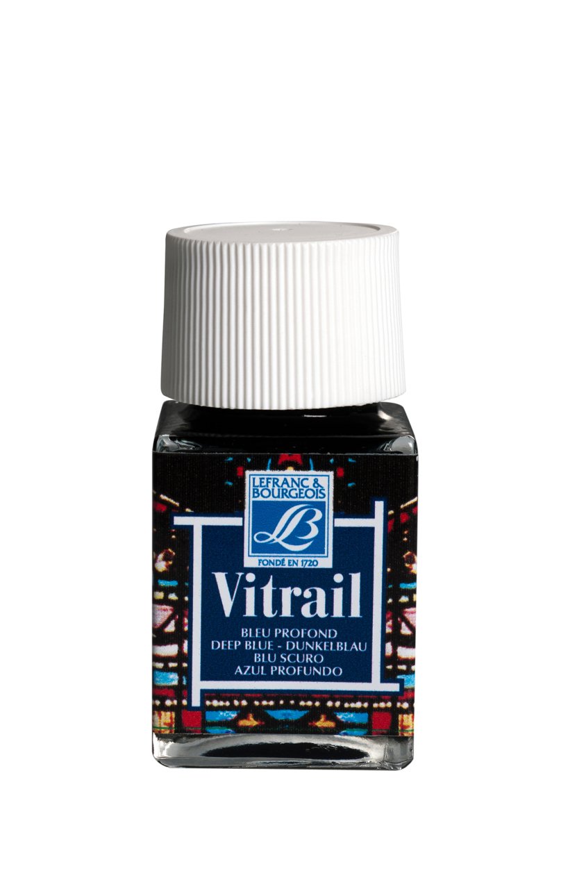 Vitray Cam Boyası 50ml - 465 Deep Blue