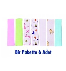 Sevi Bebe Müslin Mendil (6 Adet) (Asorti)