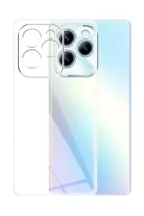 Newface İnfinix Hot 40i Kılıf Lüx Şeffaf Silikon