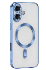 Newface Apple İphone 16 Kılıf Kross Magneticsafe Kapak - Sierra Blue