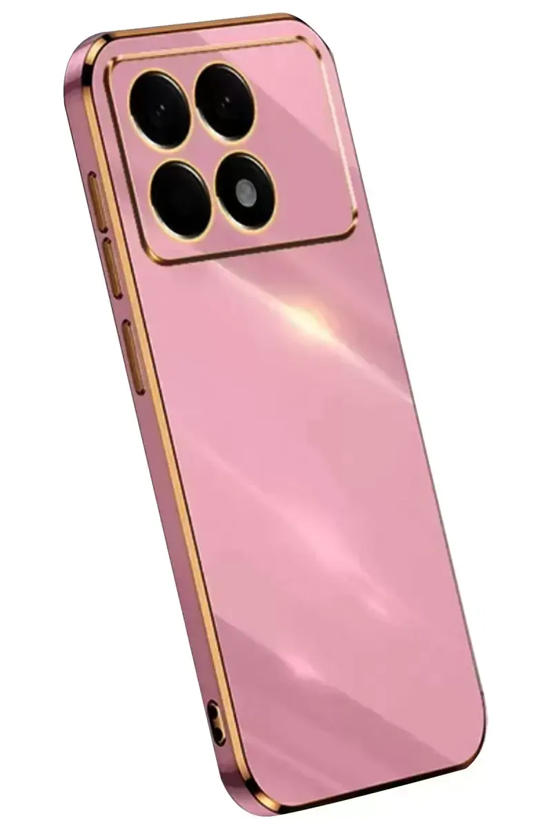 Newface Xiaomi Poco X6 Pro Kılıf Volet Silikon - Mor