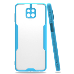 Xiaomi Redmi Note 9s Kılıf Platin Silikon - Mavi