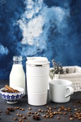 Kahve Mug - 500 ML - Beyaz