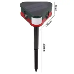 Powermaster Pm-26949 Ultrasonic Sesli Siren Hayvan Kovucu Alarm Cihazı Solar Panelli