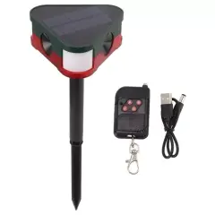 Powermaster Pm-26949 Ultrasonic Sesli Siren Hayvan Kovucu Alarm Cihazı Solar Panelli