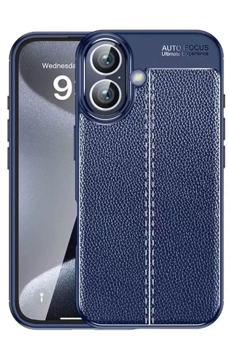 Newface İphone 16 Plus Kılıf Auto Focus Kapak - Lacivert