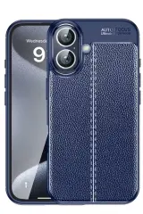 Newface İphone 16 Plus Kılıf Auto Focus Kapak - Lacivert