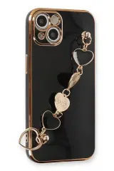 Newface İphone 14 Plus Kılıf Esila Silikon - Siyah