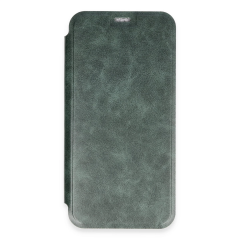 İphone 16 Plus Kılıf Flip Cover - Koyu Yeşil