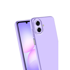 Samsung Galaxy A07 4g Nano İçi Kadife Silikon - Lila