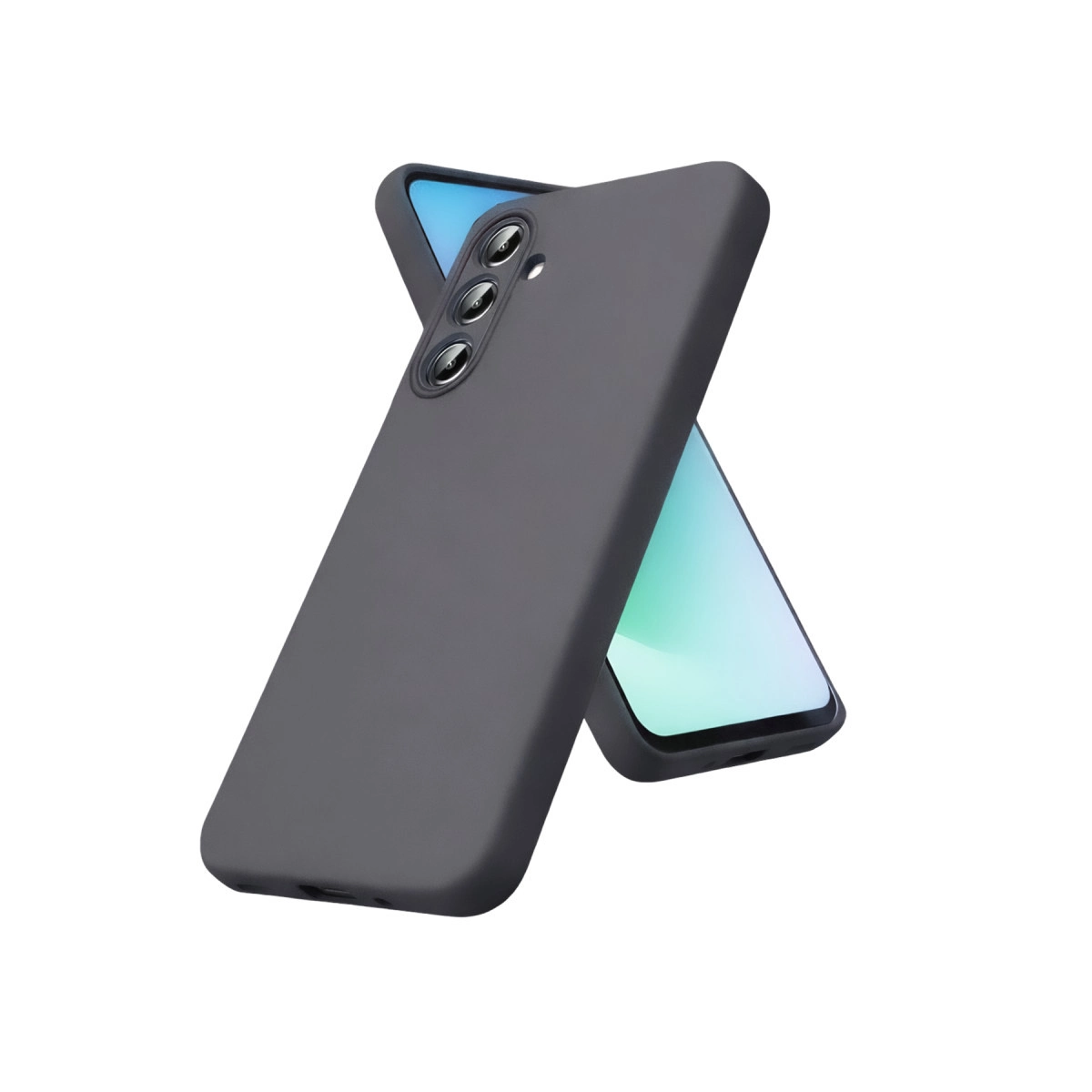 Samsung Galaxy S26 Nano İçi Kadife Silikon - Gri
