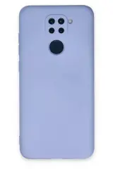 Newface Xiaomi Redmi Note 9 Kılıf Nano İçi Kadife Silikon - Lila