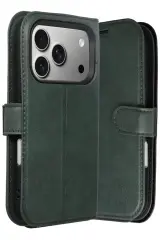 Newface Apple İphone 17 Pro Trend S Plus Kapaklı Kılıf - Yeşil