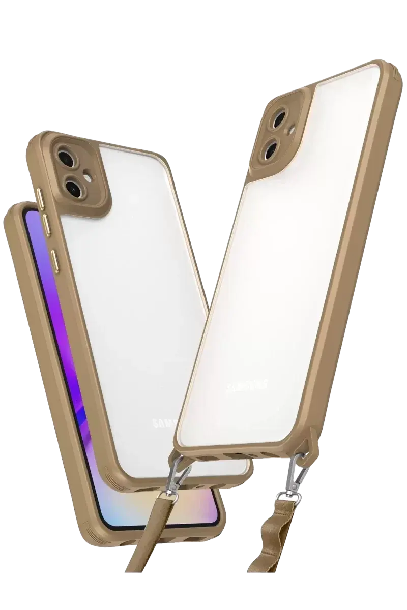 Newface Samsung Galaxy A06 Kılıf Penta Silikon Kılıf - Çöl Titanyum