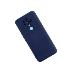 Tecno Camon 16 Kılıf Nano İçi Kadife Silikon - Lacivert