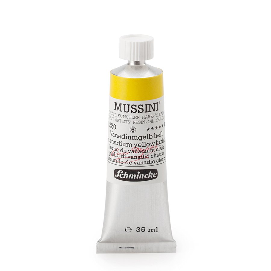 Mussini Yağlı Boya 35ml. Seri 6 N:220 Vanadium Yellow Light
