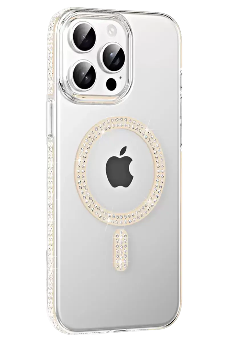 Joko Apple İphone 14 Pro Max Move Taşlı Magsafe Kapak - Pembe