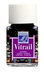 Vitray Cam Boyası 50ml - 350 Purple