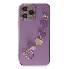 İphone 14 Pro Kılıf Esila Silikon - Mor