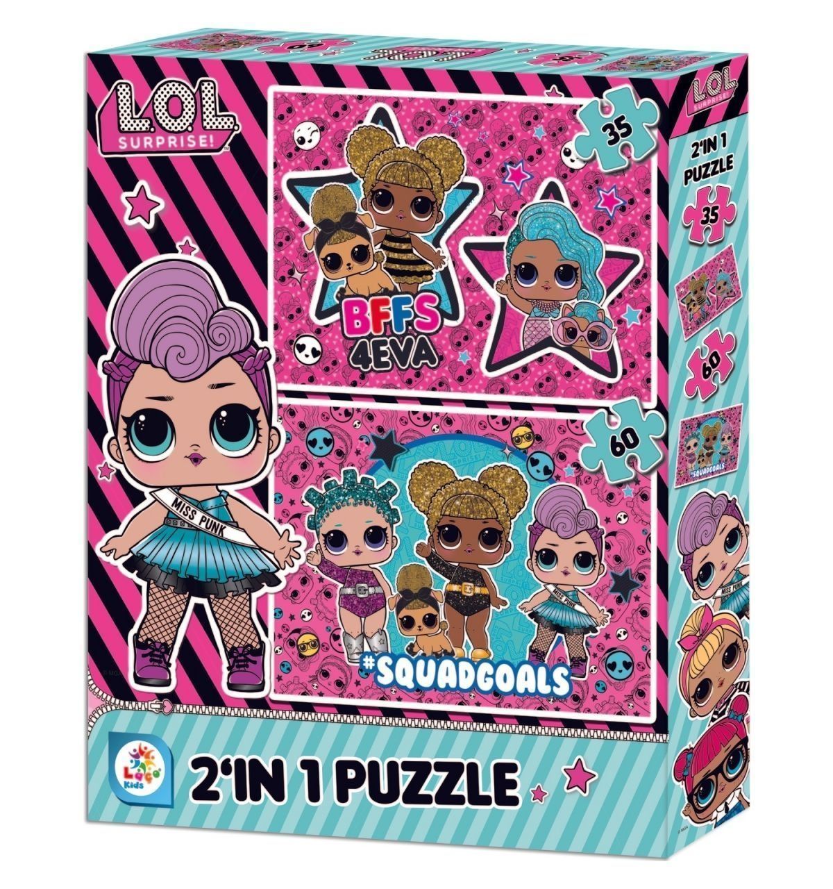 Laço Kids L.O.L Bebek 2in1 Puzzle