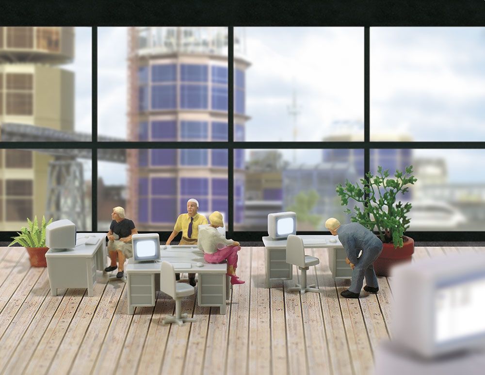 Maket Büro Malzeme Seti - 1/87 - 5402
