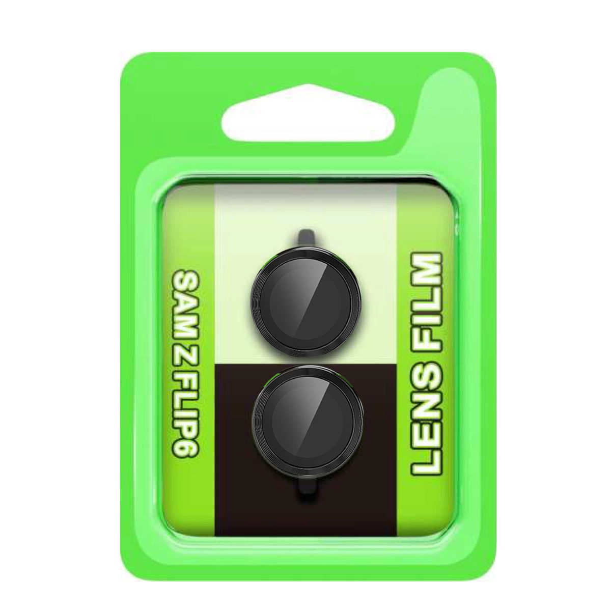 Samsung Galaxy Z Flip 6 Raze Metal Kamera Lens - Siyah