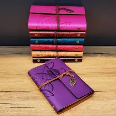 Yaprak Motifli Hatıra Defteri
