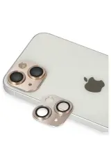 Newface İphone 13 Pers Alüminyum Kamera Lens - Gold