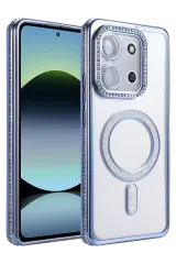 Newface Xiaomi Redmi 15c 4g Joke Simli Magneticsafe Kılıf - Mavi