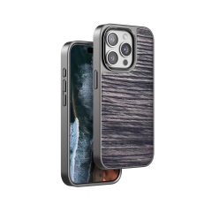 Venco  İphone 15 Pro Wave Kapak - Kahverengi