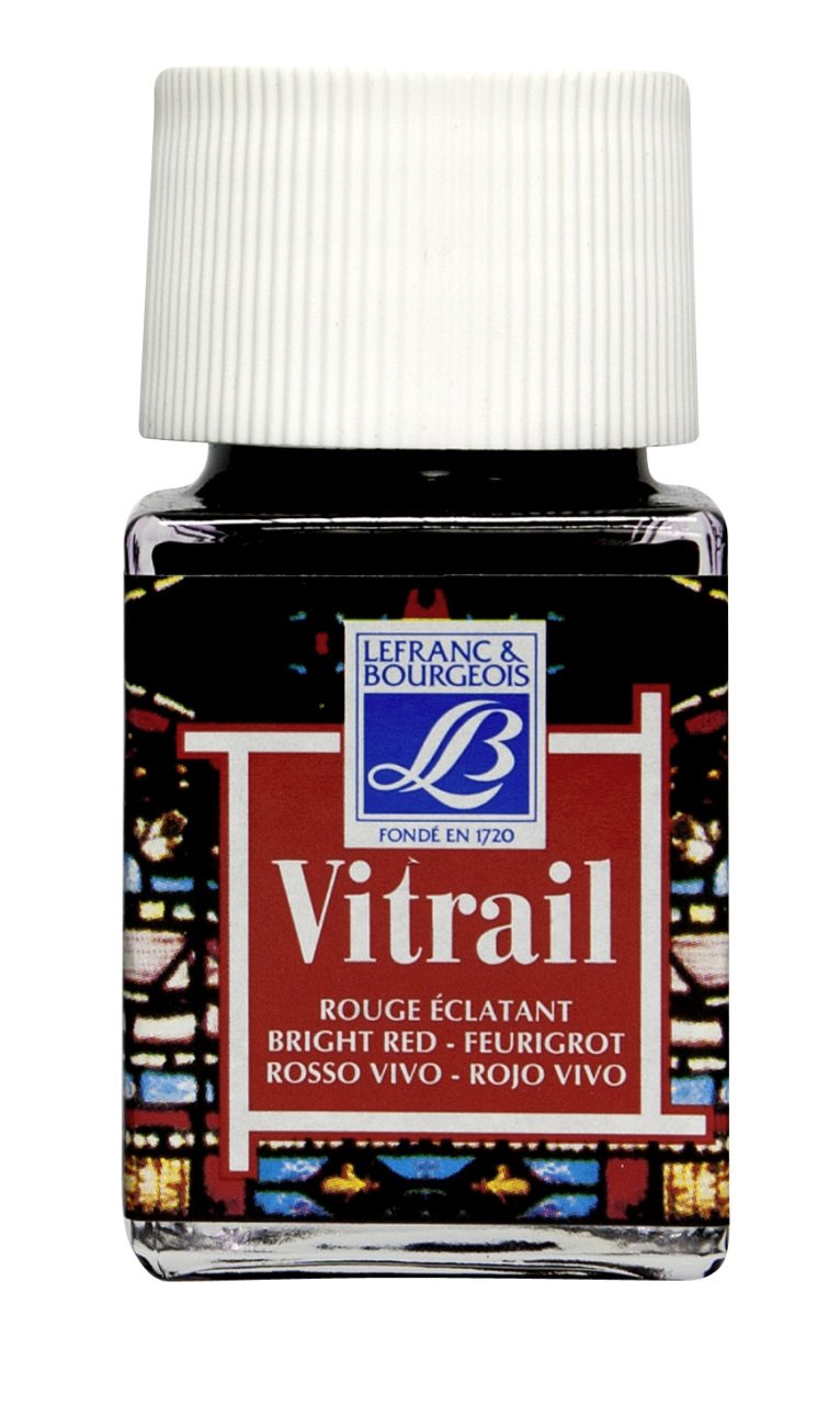 Vitray Cam Boyası 50ml - 433 Bright Red