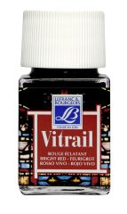 Vitray Cam Boyası 50ml - 433 Bright Red