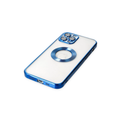 İphone 12 Pro Kılıf Slot Silikon - Mavi