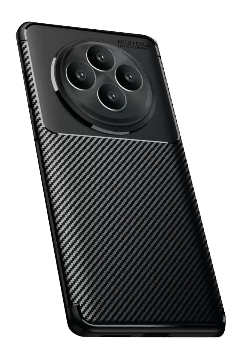 Newface Oppo Reno 11 Fs Kılıf Auto Focus Karbon Kapak - Siyah