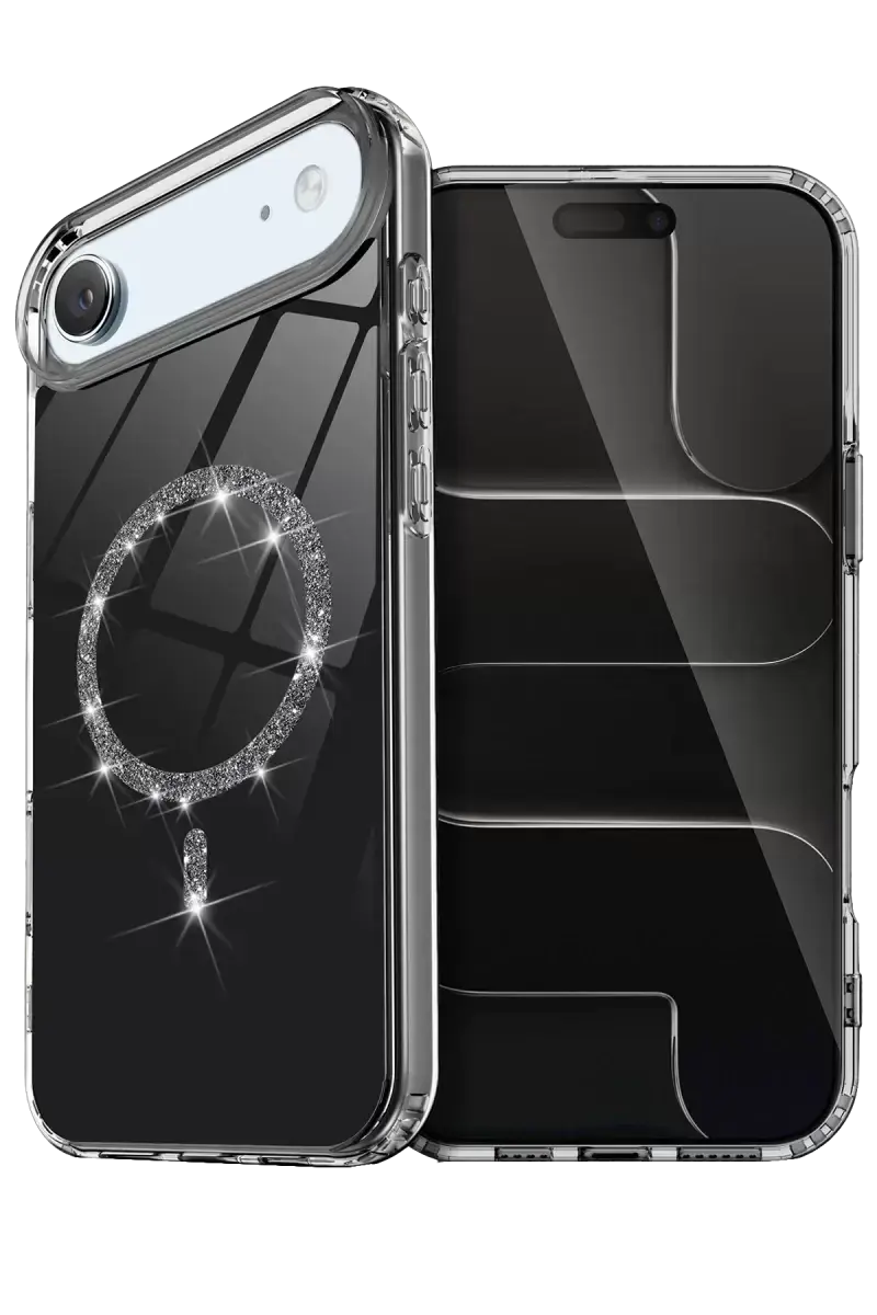 Newface Apple İphone 17 Air Live Diamond Magsafe Kapak - Siyah