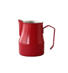 Kırmızı - Barista Profesyonel Süt Potu (Pitcher) 500 ml Paslanmaz (SS 304)