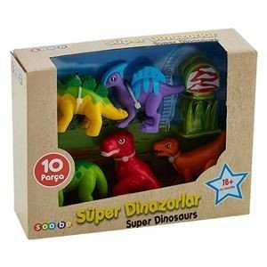 Ouatoo Süper Dinazor Seti 10 Parça
