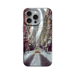 İphone 13 Pro Kılıf Crew Desenli Kapak - Galata Kulesi