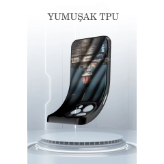 İphone 13 Pro Kılıf Crew Desenli Kapak - Galata Kulesi