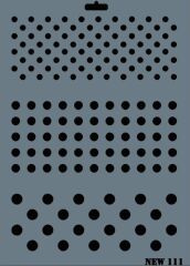 Rich New Seri N-111 Stencil 35x25 cm