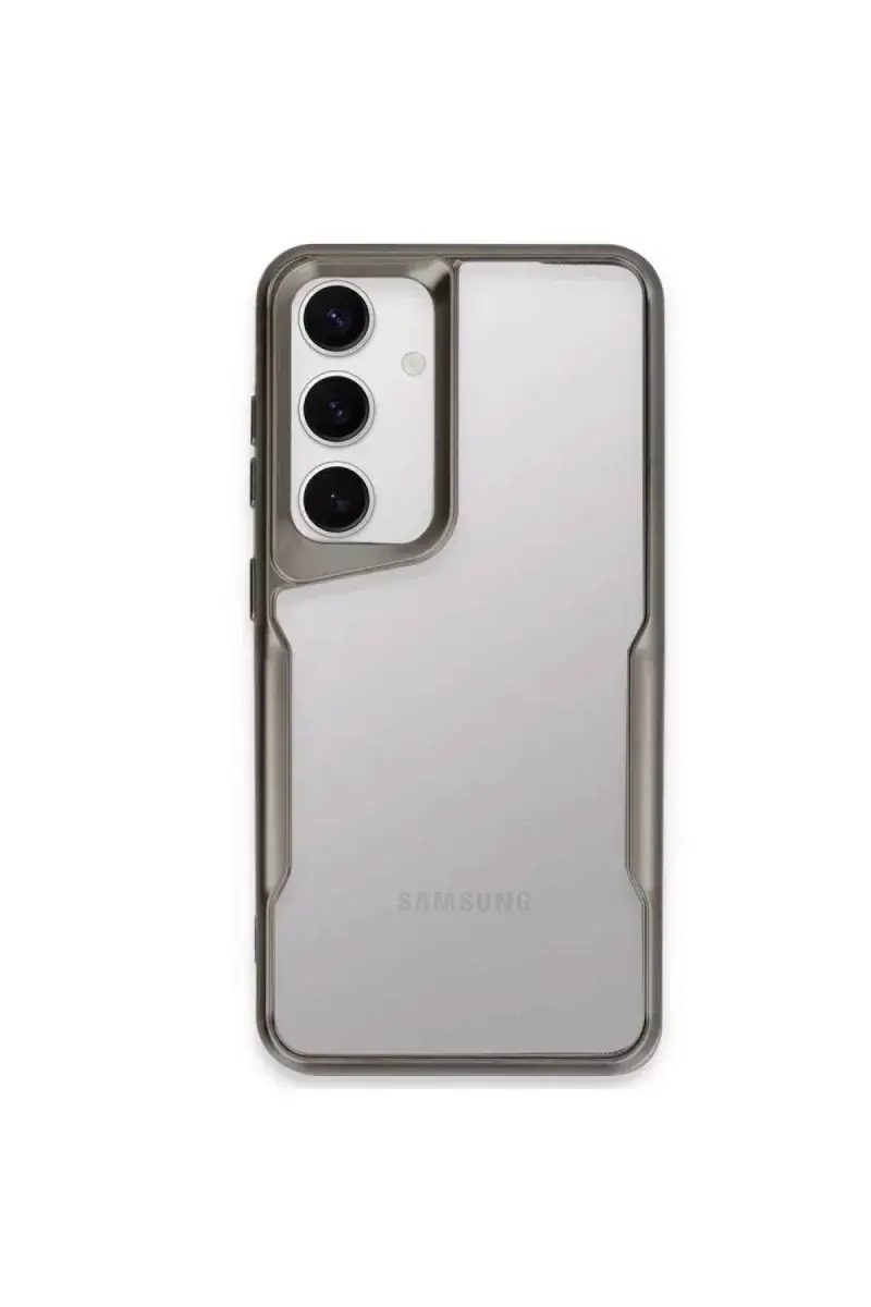 Newface Samsung Galaxy A15 4g Kılıf Boyi Silikon Kapak - Titan Gri